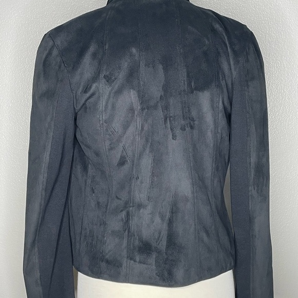 Express Black Faux Suede Jacket | Size Small - Picture 3 of 6